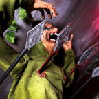 4.4 ft Voice-Sensor Impaled Zombie Halloween Animatronic, HHIMPZOMB-1FLSA