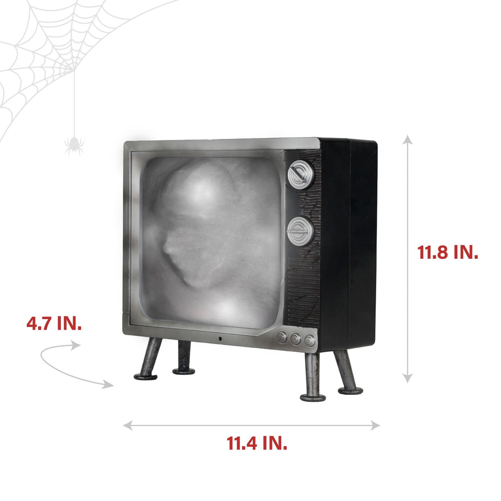 11.8 in Haunted TV by Tekky, Premium Halloween Animatronic, HHHAUNTTV-1FLSA
