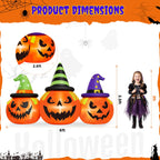 6FT Halloween Inflatable Pumpkins Decorations with LED Lights, Halloween Blow Ups Decoration for Home Party