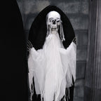 6.7 ft. Motion-Triggered Mausoleum Halloween Animatronic by Tekky, HHMAUSOLEUM-1FLSA