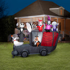 10' Airblown Inflatable Halloween Disney's Nightmare Before Christmas Mayor-Mobile Scene Yard Decoration 221590