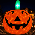 10ft Halloween Inflatable Pumpkin Decoration with Built-in LED Lights, Outdoor Yard Blow up for Halloween Party, Yard, Garden, Lawn