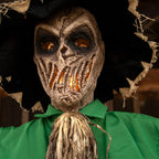 6 Ft. Light-Up Hanging Animated Scarecrow Halloween Decoration