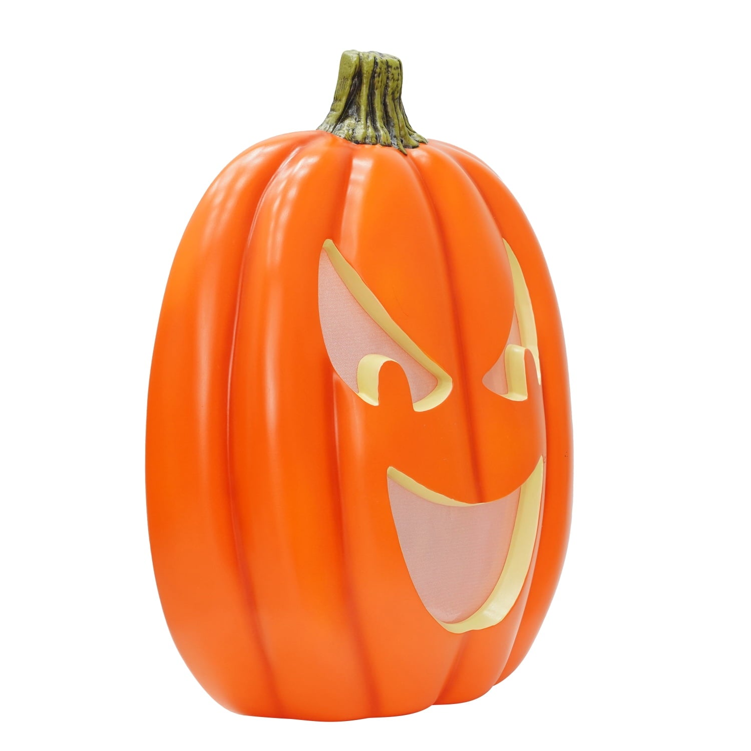 Light Activated Jack-o'-Lantern Decoration, Orange, 22", Halloween