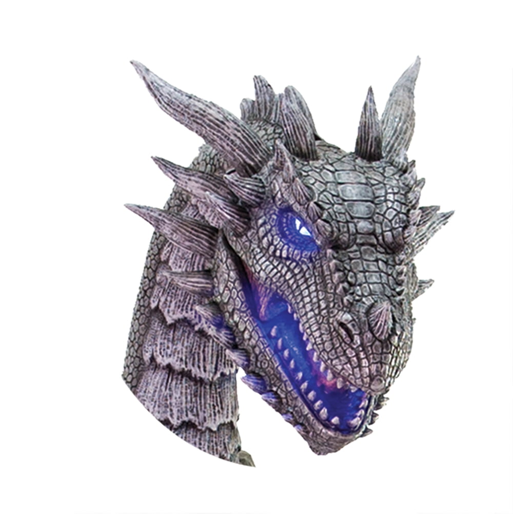 7 ft. Animated Winter Dragon Halloween Decoration