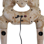 8 ft Tall Motion-Activated Towering Skeleton, Premium Talking Halloween Animatronic Decoration, Plug-In, HHTWRSKEL-2FLSA