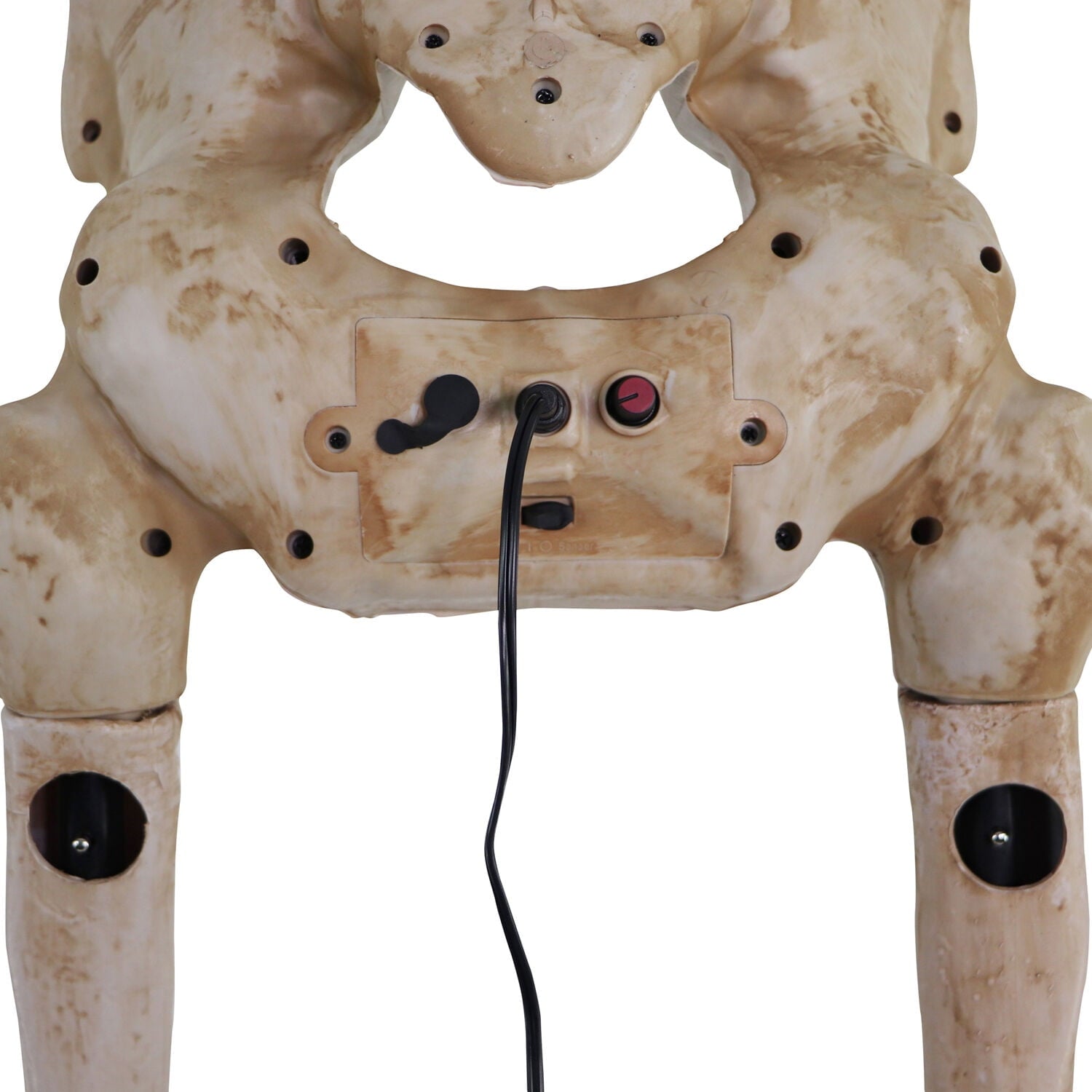 8 ft Tall Motion-Activated Towering Skeleton, Premium Talking Halloween Animatronic Decoration, Plug-In, HHTWRSKEL-2FLSA