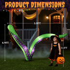 7 FT Halloween Inflatables Cape Octopus 2 Pack Giant Octopus Tentacles Halloween Decoration Outdoor