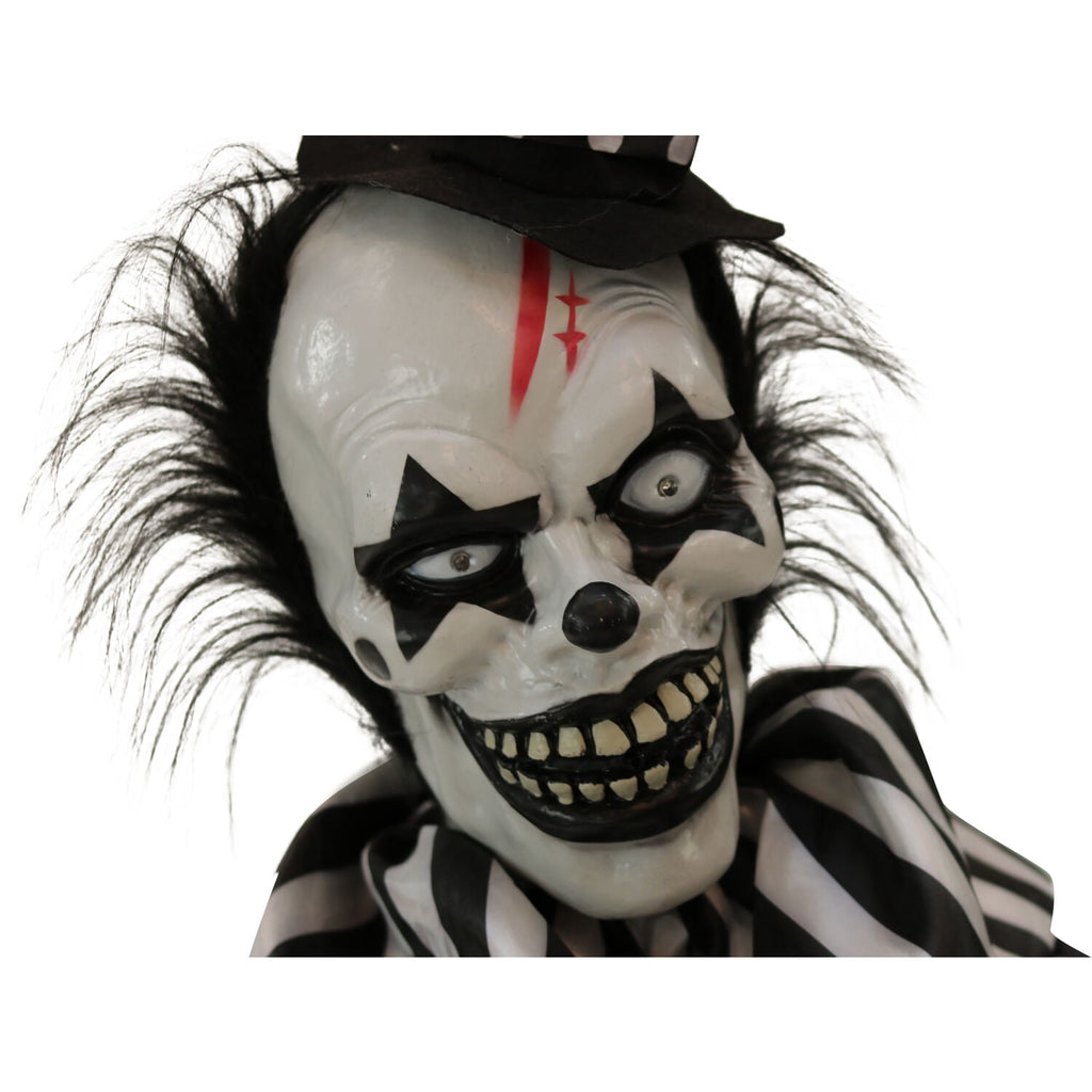 1.8 ft Groundbreaker Clown-Vile, Halloween Decoration, Multi-Color, HHFJCLOWN-2LSA