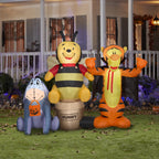 Airblown Inflatable Halloween Pooh and Friends Scene Disney, 5 ft Tall, Multi