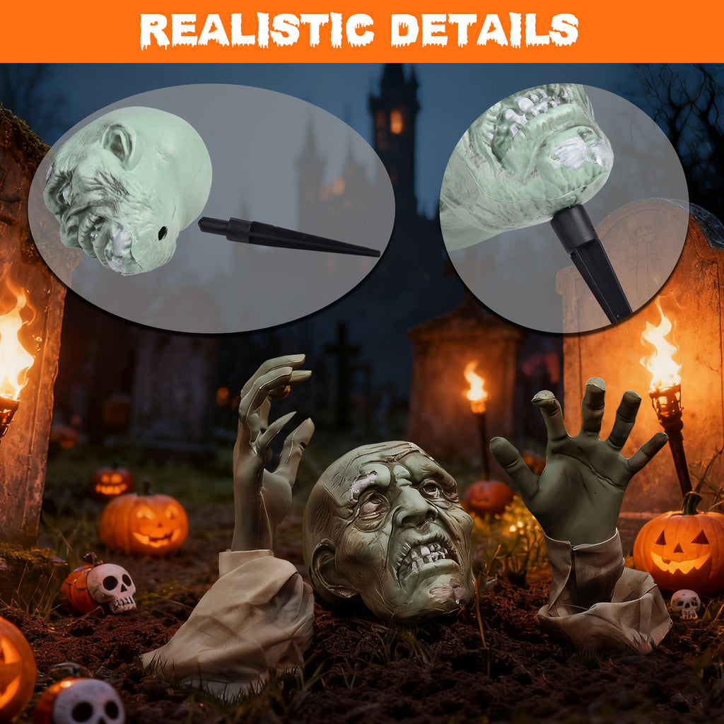 Halloween Zombie Decorations Scary Halloween Decorations Halloween Yard Decorations Halloween Decorations OutdoorLawn, Yard, Patio, Graveyard Decoration, Haunted House Prop