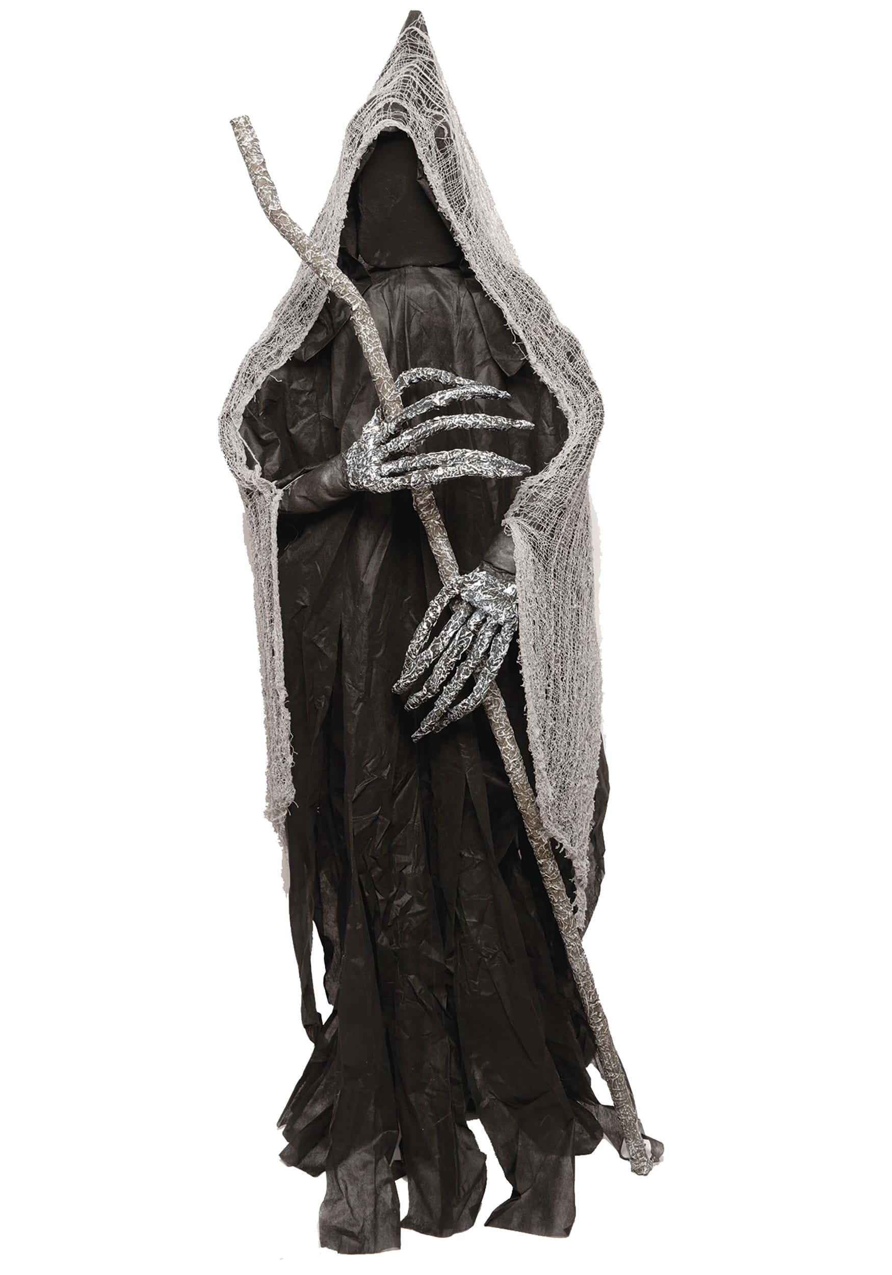6 Ft Grim Reaper with Staff Adult Decoration