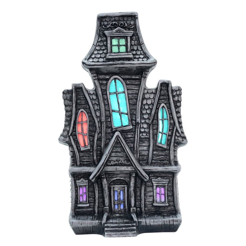 Animated Haunted House 24" Plastic Indoor Halloween Decoration