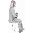 2.9 ft Animatronic Gravely Granny by Tekky Halloween Decoration with Motion-Activated Sounds, HHGRVLYGRNY-1FLSA