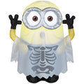 3.5 Ft Minion Dave in Ghost Skeleton Costume Halloween Airblown Inflatable Minions