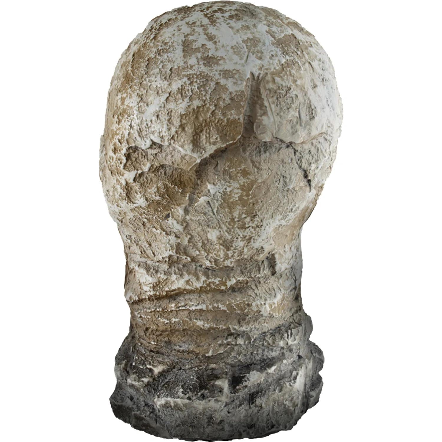 Tekky Toys 12" Light-Up Animated Flaming Rotted Skull Halloween Decoration