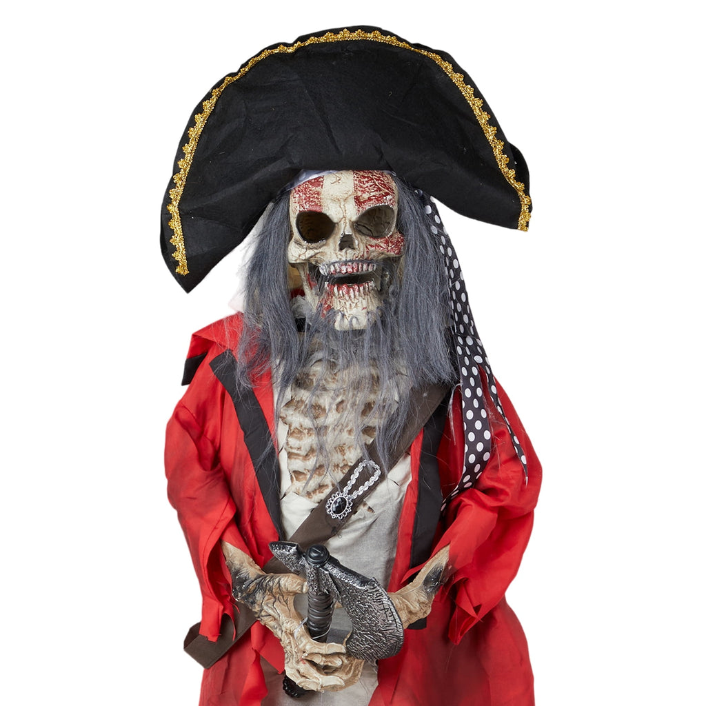6.3FT Halloween Animatronic Pirate Standing Pirate The Sound Activated Halloween Prop