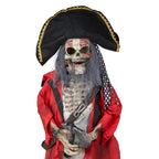 6.3FT Halloween Animatronic Pirate Standing Pirate The Sound Activated Halloween Prop
