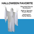 Morris Costumes4 Ft. 7" x 5 Ft. 5 1/2" Skeleton Ghost Animated Prop Standing Halloween Decoration