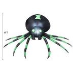 Patiojoy Halloween Decoration 6FT Inflatable Blow-Up Spider With LED Lights Outdoor Yard