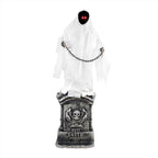 4.3 ft Touch-Activated Animated Spectre on Tomb Halloween Accessory, HHRPRTOMB-1FLSA