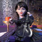 The Addams Family Wednesday Halloween Animated Doll Tabletop Decor 13 in