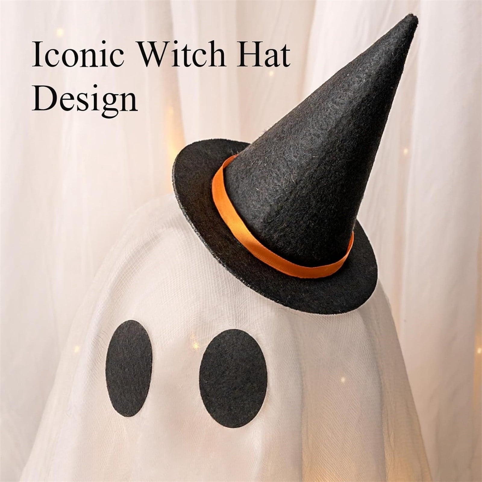 Halloween Decorations Outdoor - Set of 3 Light Up Spooky Ghosts Decoration with 8 Light Modes Timer Remote- Indoor Cute Party Ghost Decor for Yard Porch Lawn Home Front Door