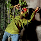 4.4 ft Voice-Sensor Impaled Zombie Halloween Animatronic, HHIMPZOMB-1FLSA