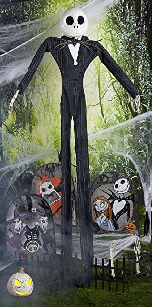 USA Jack Skellington Hanging Prop Halloween Decoration - 4 ft