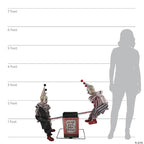 See Saw Clowns Animated Prop Halloween Decoration