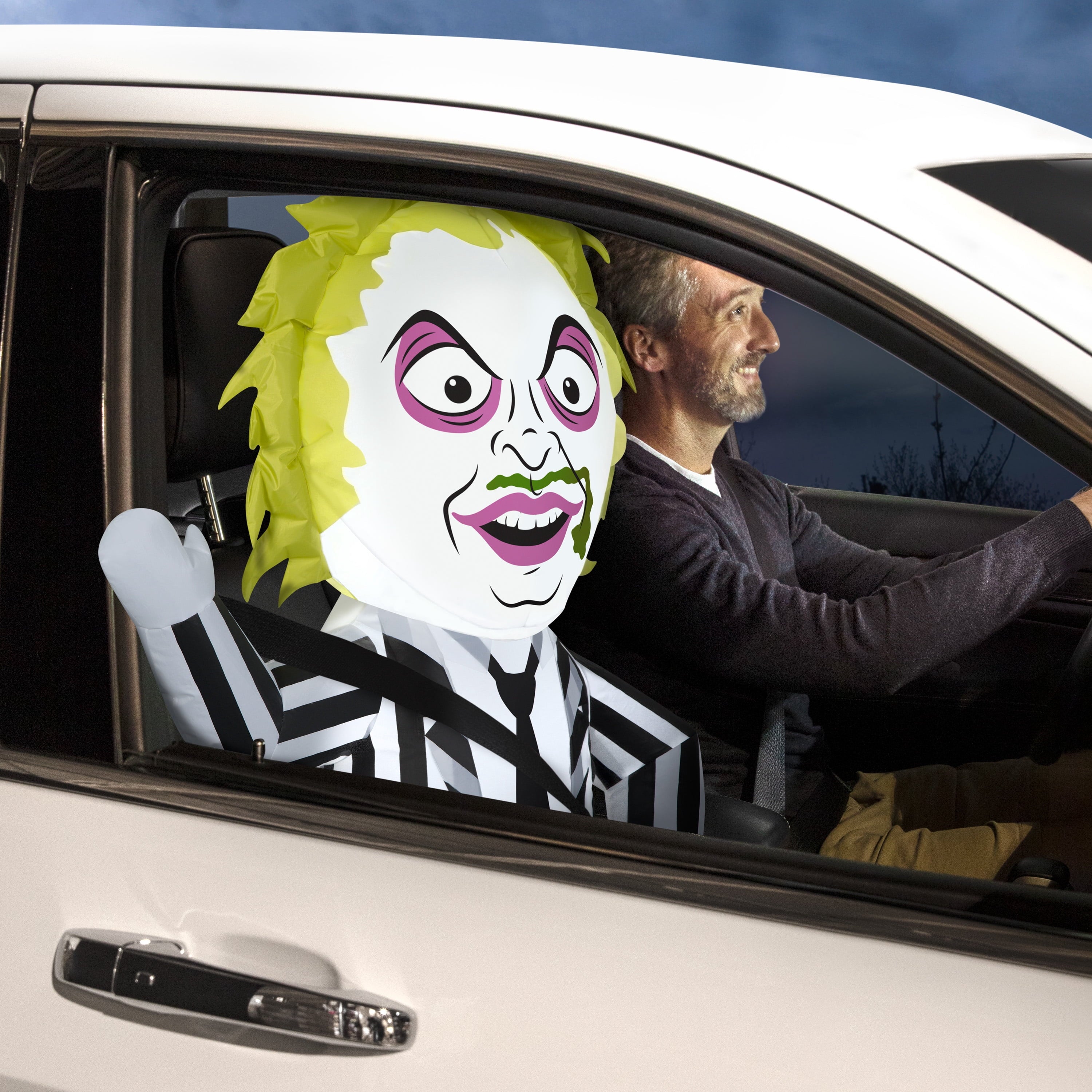 Warner Bros. Stylized Beetlejuice Airblown Yard Inflatable, 36"
