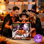 (2 pack) 2.6ft Remote Control Halloween Inflatable with Music Lights,Pumpkin Spider Car Blow ups Rc Car,Indoor Outdoor Decorations