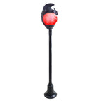 TT59073 6 ft. Light-Up Flaming Dragon Lamp Post with Sound Halloween Decoration