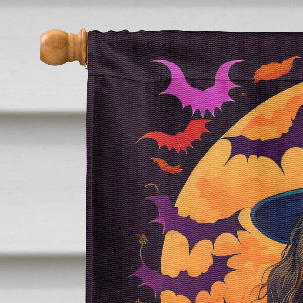 Halloween Boykin Spaniel Dog House Flag 28x40IN Double-Sided Polyester Decorative Sleeve Pole Flag for Outdoor Home Garden