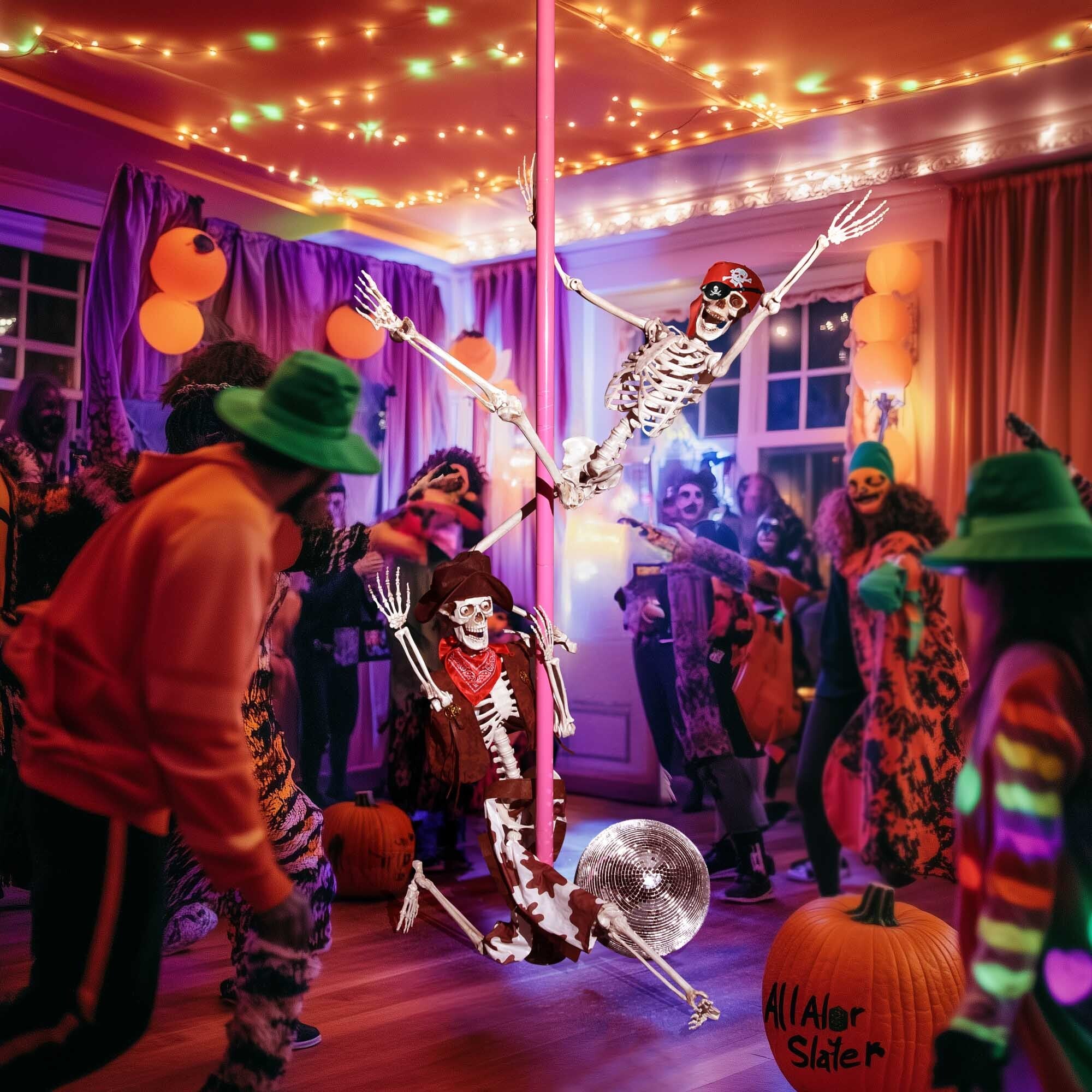 Yescom Pirate Life Size Skeleton Poseable Full Size 5.6 Ft Halloween Party Decorations Haunted House 2026
