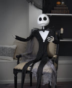 USA Jack Skellington Hanging Prop Halloween Decoration - 4 ft