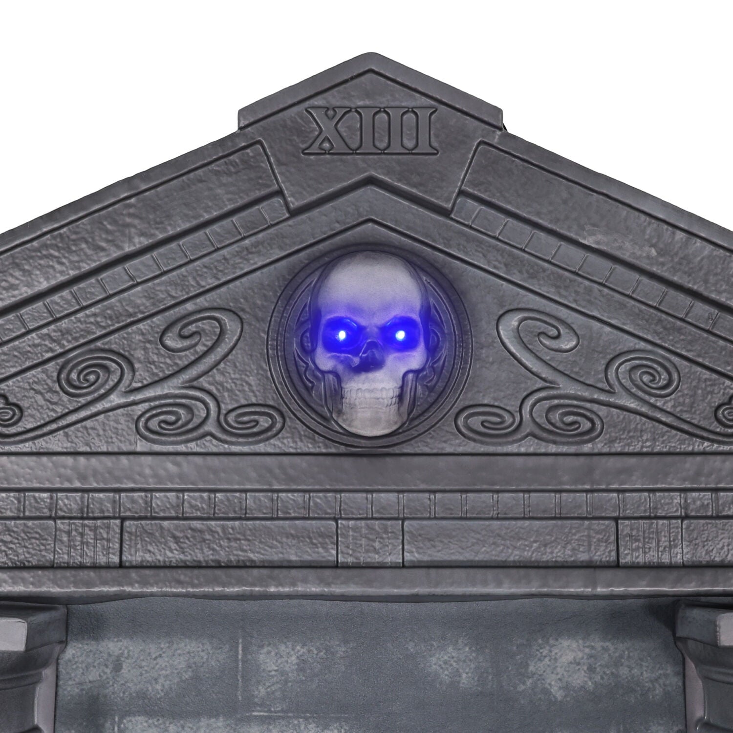 6.7 ft. Motion-Triggered Mausoleum Halloween Animatronic by Tekky, HHMAUSOLEUM-1FLSA