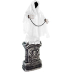 4.3 ft Touch-Activated Animated Spectre on Tomb Halloween Accessory, HHRPRTOMB-1FLSA
