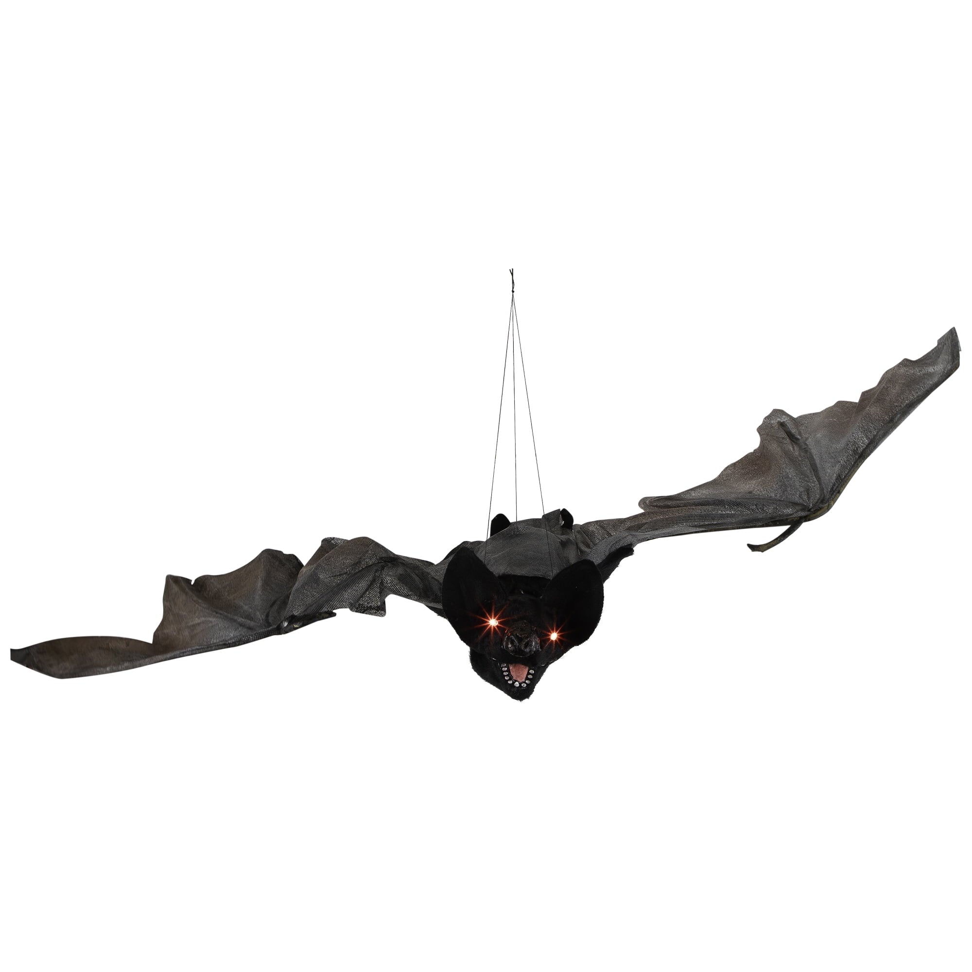 LED Lighted Animated Halloween Bat with Wings - 48"