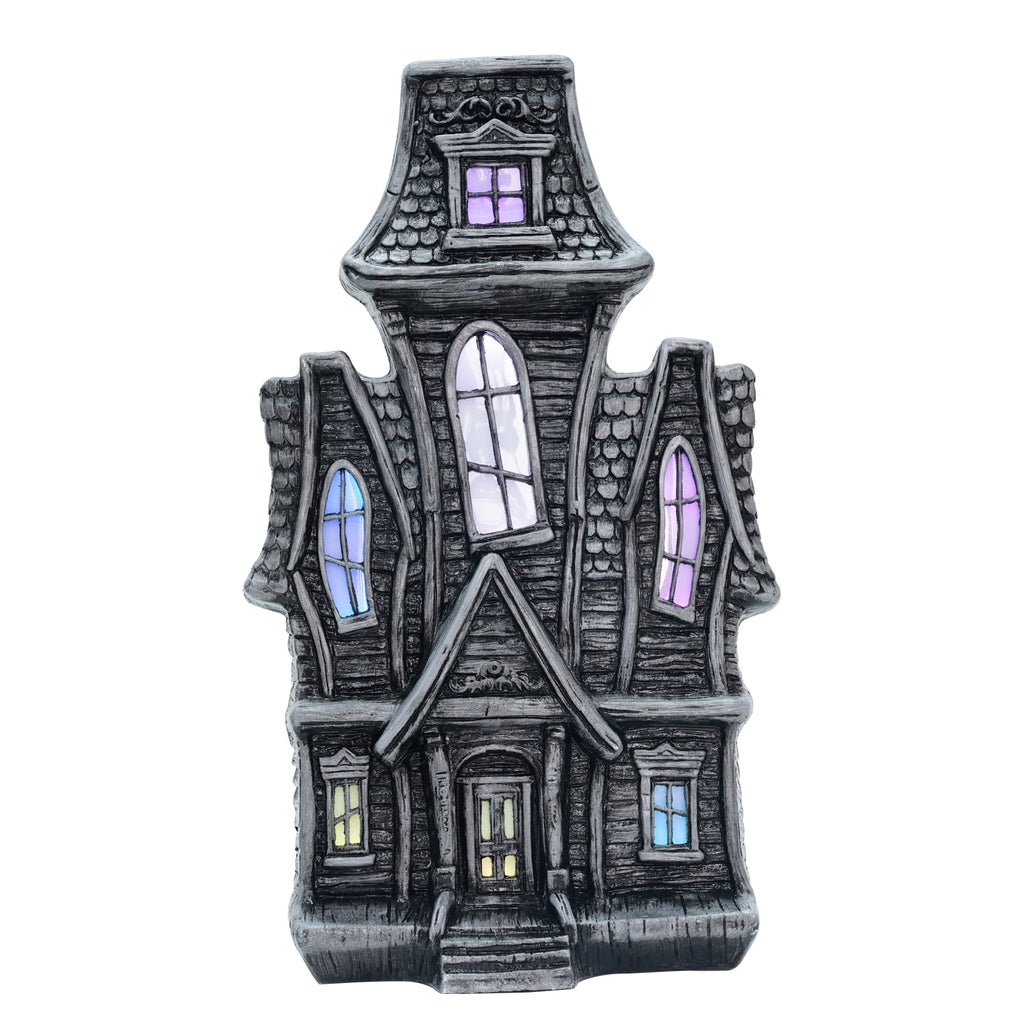 Animated Haunted House 24" Plastic Indoor Halloween Decoration