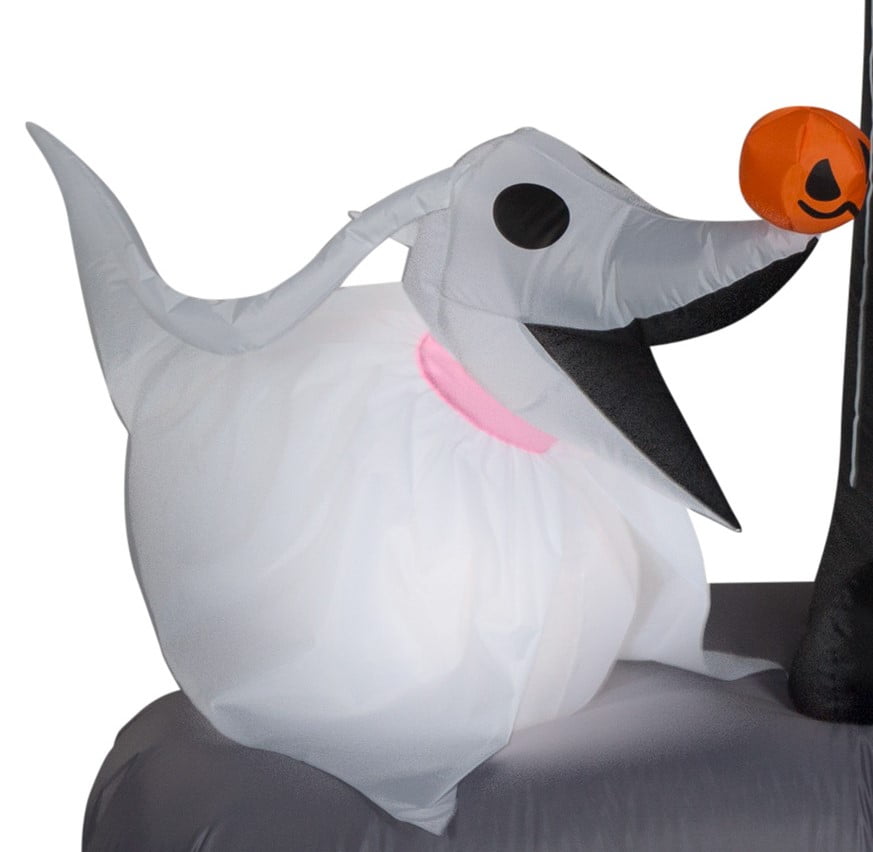 Industries Yard Inflatables Nightmare Before Christmas Halloween Town Scene, 6 ft