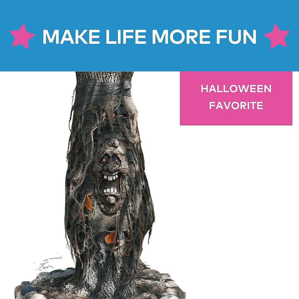 FX Black Ghost Halloween Outdoor Decor, Red Eyes Fade In and Out (1 Count)