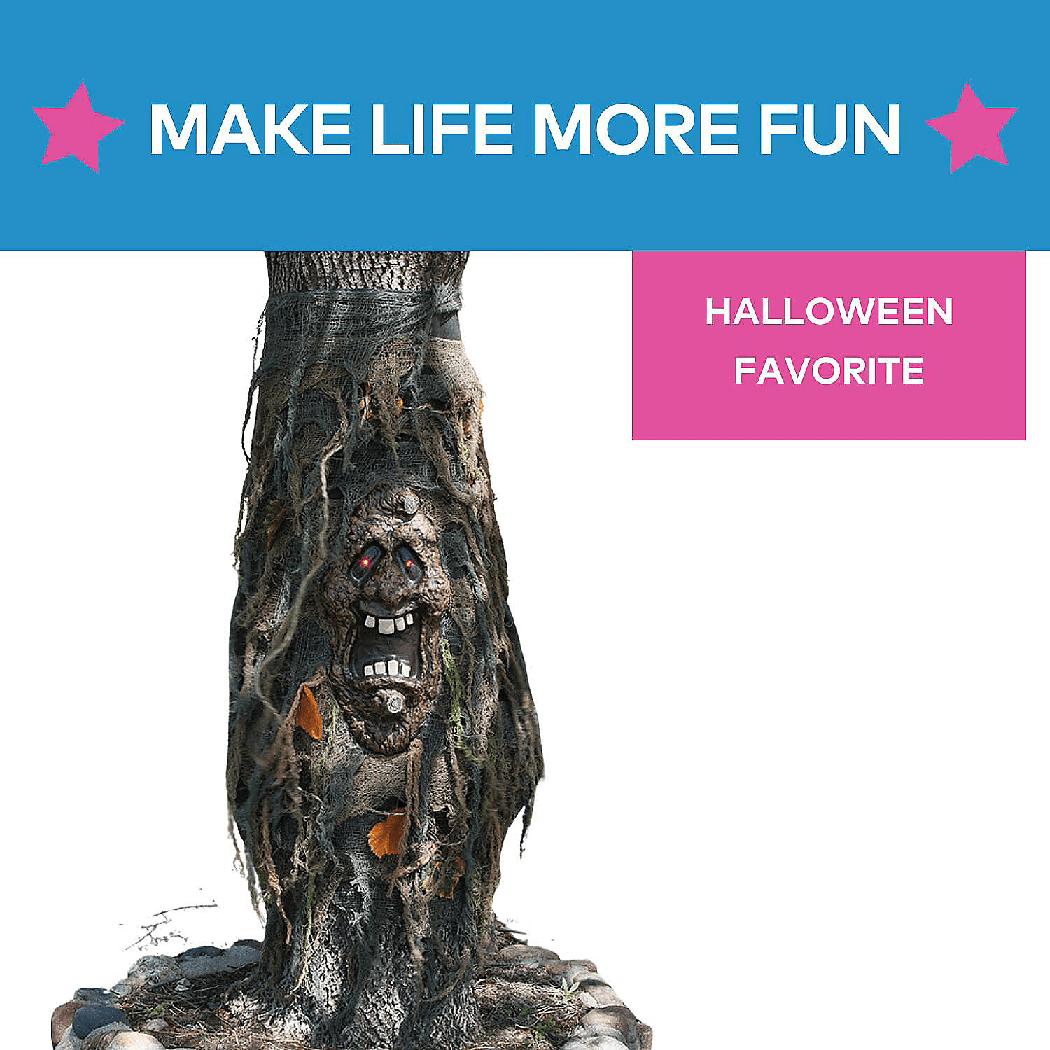 FX Black Ghost Halloween Outdoor Decor, Red Eyes Fade In and Out (1 Count)