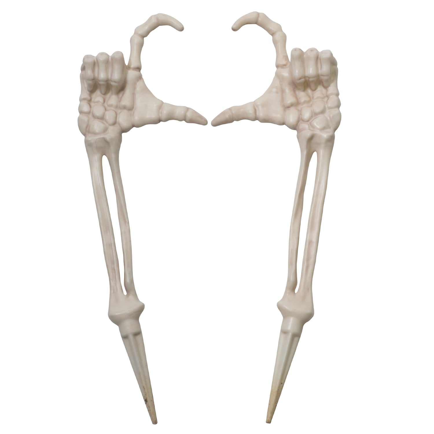 Halloween Skeleton Stakes Decorations, Love Pose 2 Piece Hands Arms with Lawn Stakes for Outdoor Yard Garden Decor