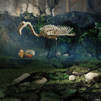 27" Flamingo Skeleton Halloween Decoration
