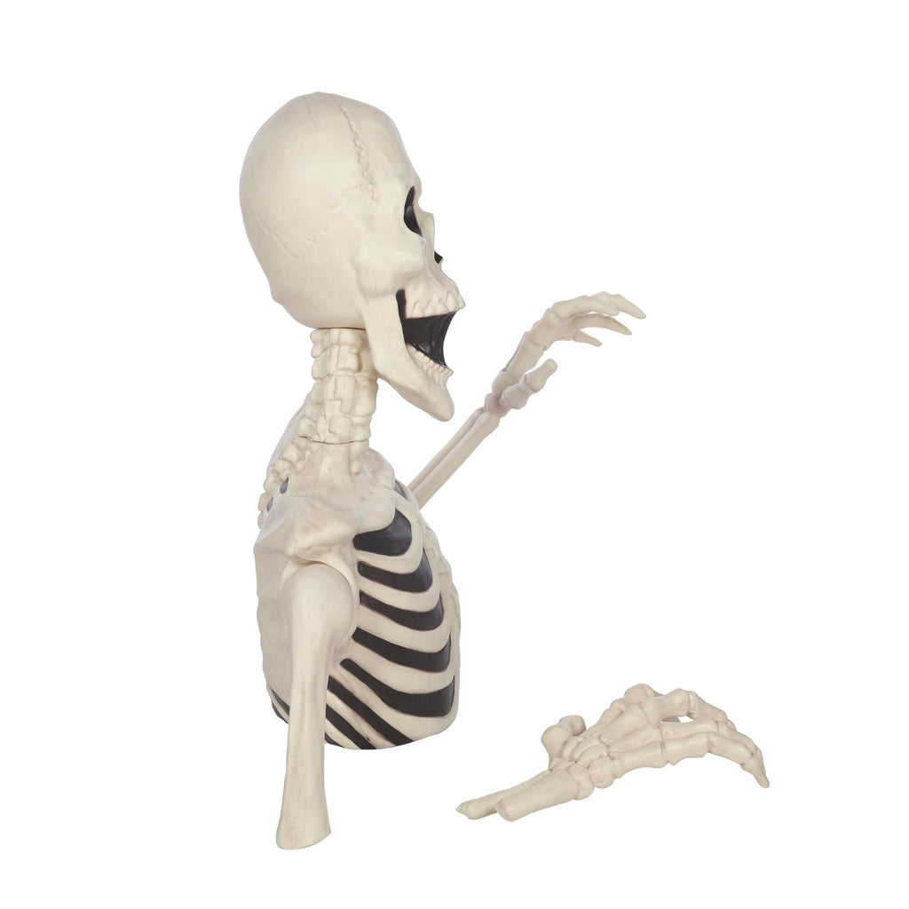 35" Halloween Giant Groundbreaker Skeleton, Halloween Decoration for Outdoor Lawn Yard and Porch