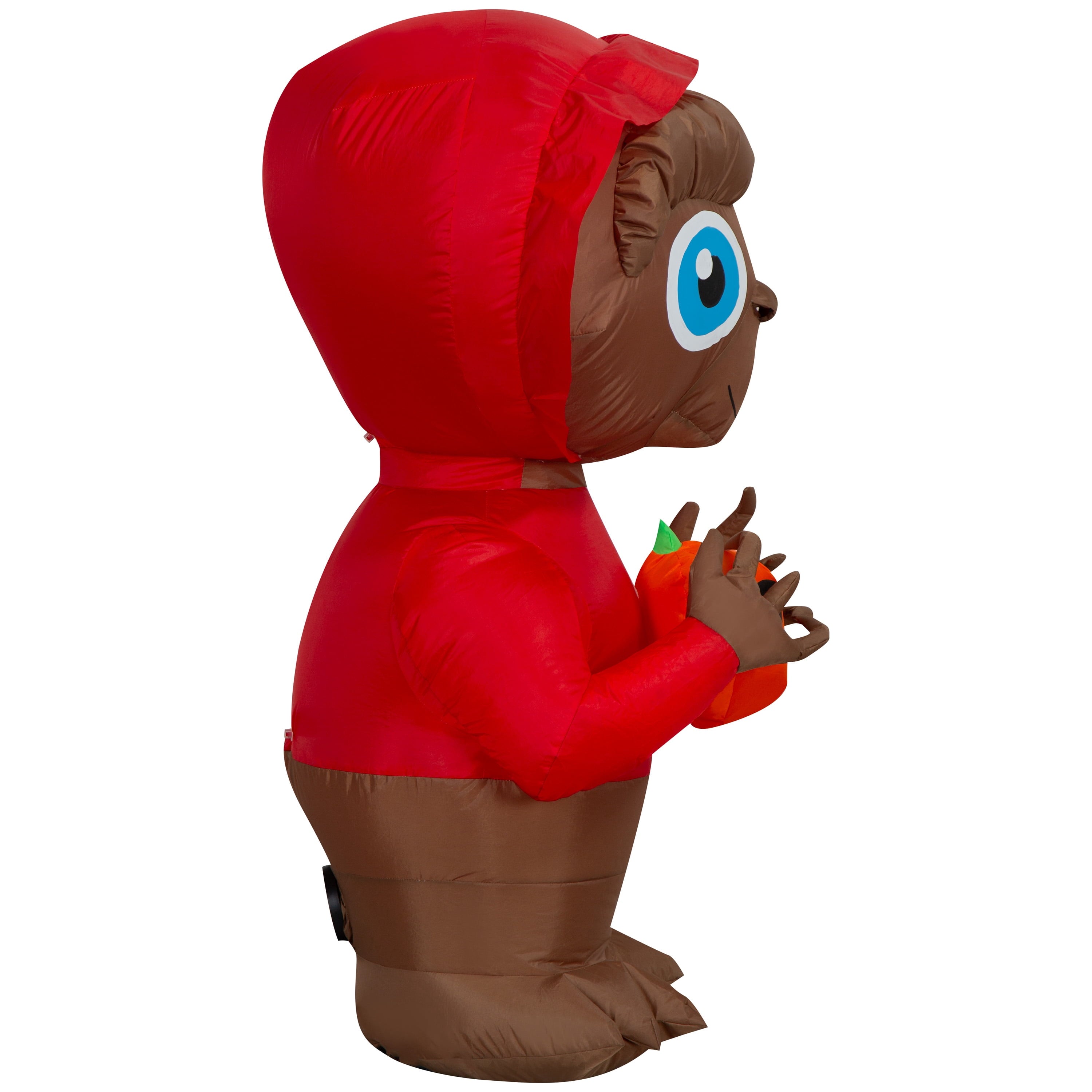 SS555113G 38 in. Air Blown Inflatable E.T. The Extra-Terrestrial with Jack-O-Lantern Halloween Outdoor Decoration