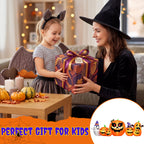 7.9FT Halloween Inflatable Pumpkin Ghost with Lights, Halloween Blow Ups Outdoor Decoration for Home Party