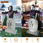 Inflatable Halloween Decoration 6 FT Reaper for Halloween Party Outdoor, Yard, Garden, Lawn Decorations