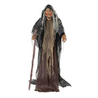Fun Express 5-Foot Animated Standing Witch Creepy Halloween Decoration